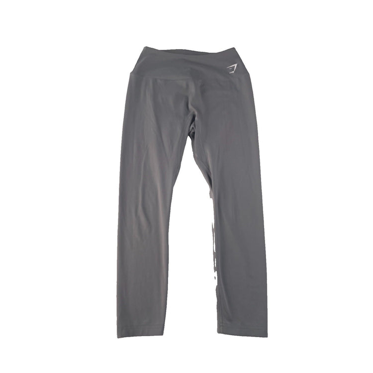 Women's Gymshark Grey High Waisted Logo Leggings Size S