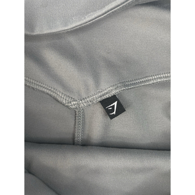 Women's Gymshark Grey High Waisted Logo Leggings Size S