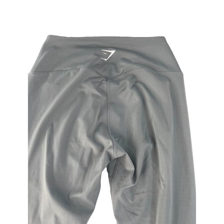 Women's Gymshark Grey High Waisted Logo Leggings Size S