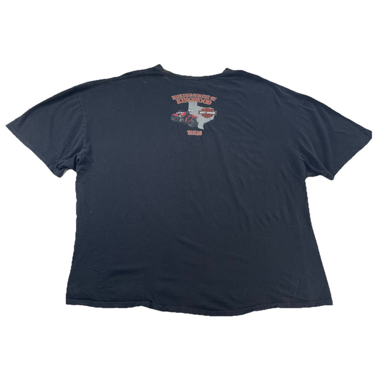 Mens Harley Davidson Black Kingwood T Shirt Size 3XL