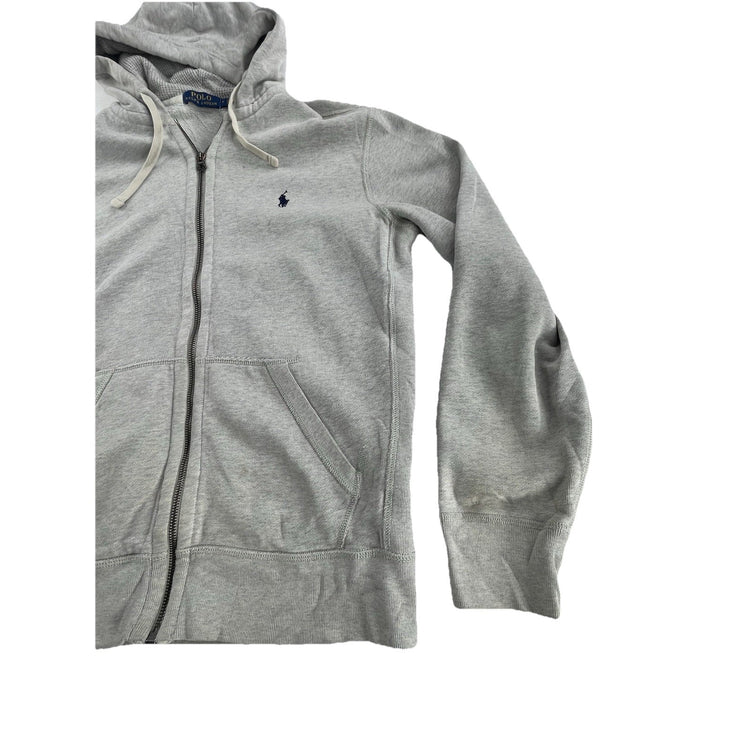 Mens Vintage Y2K Polo Ralph Lauren Size Medium Grey Zip Up Jacket