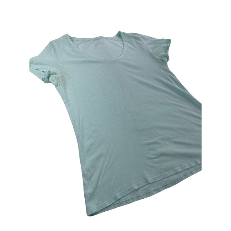 Womens Victoria Secret Blank Teal V-neck Tee Size M