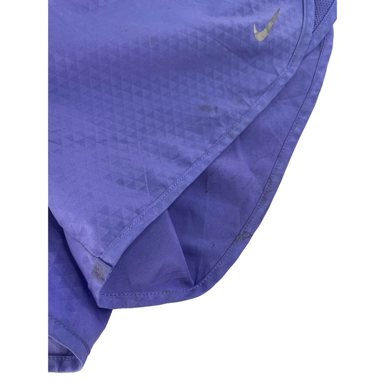 Women's Nike Dri-FIT Purple Athletic Running Shorts, Size S