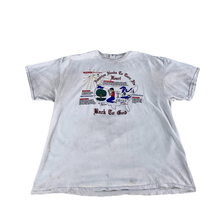 Mens Vintage Gildan “God Is A Spirit” Graphic Tee Size 2xl