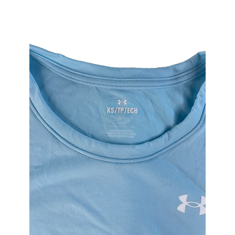 Women's Under Armour Light Blue Athletic Tank Top Size XS