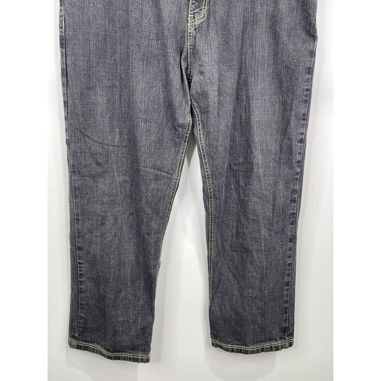 Y2K Men’s UBUG Black Denim Jeans Size 44x32