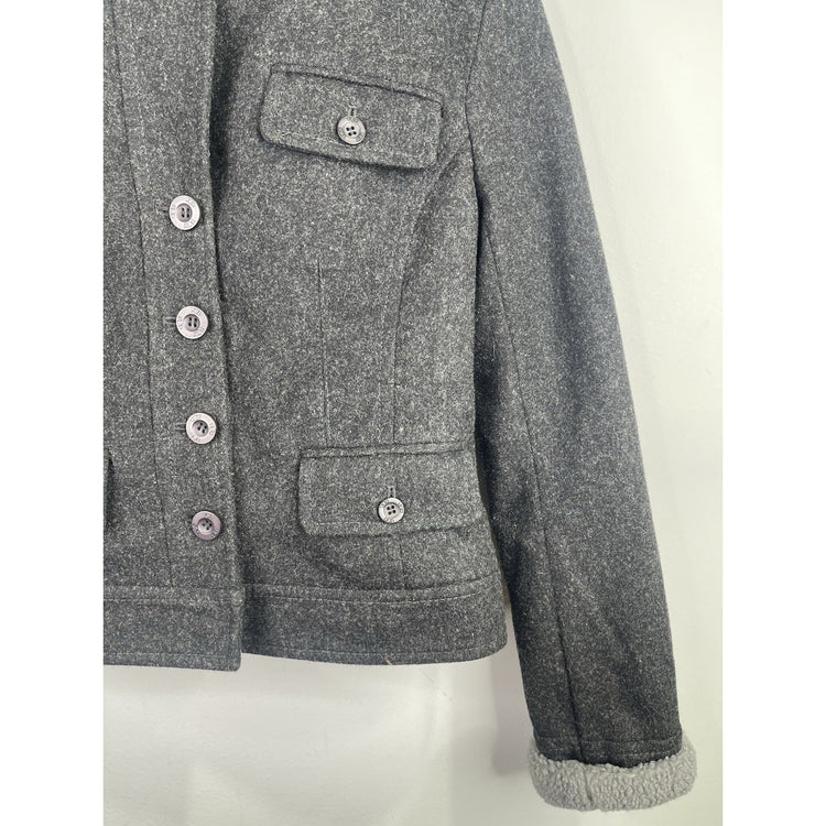 Women’s UGG Australia Gray Button Up Jacket Size XS