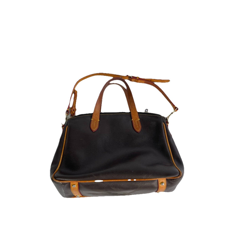 Womens Dooney & Bourne Brown Leather Handle Bag