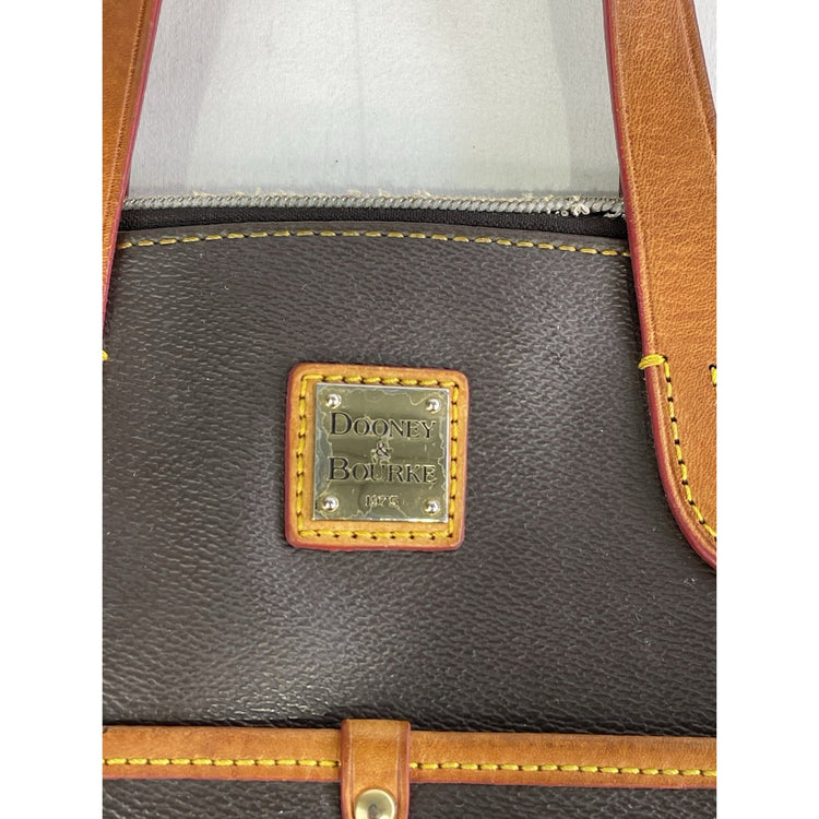 Womens Dooney & Bourne Brown Leather Handle Bag