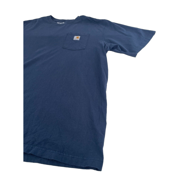Mens Carhartt Dark Navy Blue Loose Fit T Shirt Size 2XLT