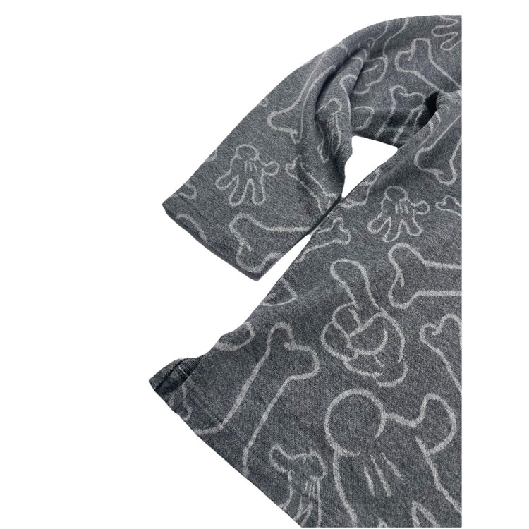 Vintage The Disney Catalog Gray Mickey Mouse And Pluto Graphic Sweatshirt S