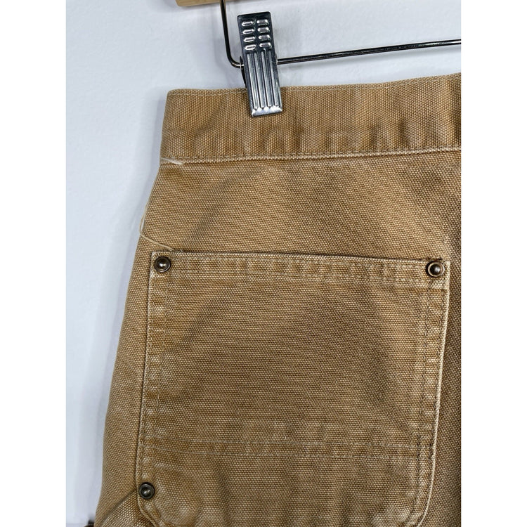 Carhartt B01 Brown Duck Canvas Work Pants Men’s 30x30 Dungaree Fit Double Knee