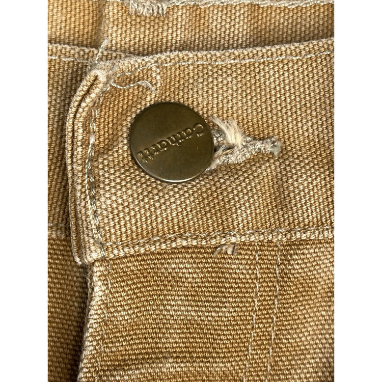 Carhartt B01 Brown Duck Canvas Work Pants Men’s 30x30 Dungaree Fit Double Knee
