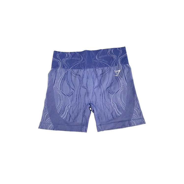 Womens Gymshark Light Blue Seamless Shorts Size Medium