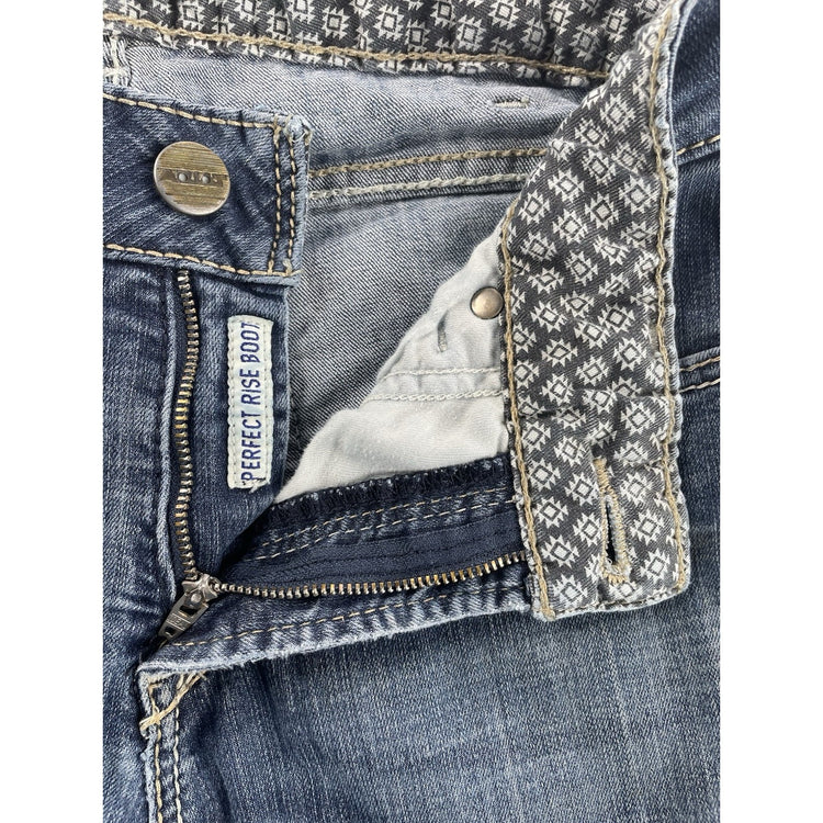 Womens Ariat REAL Denim Perfect Rise Bootcut Blue Jeans Size 31r