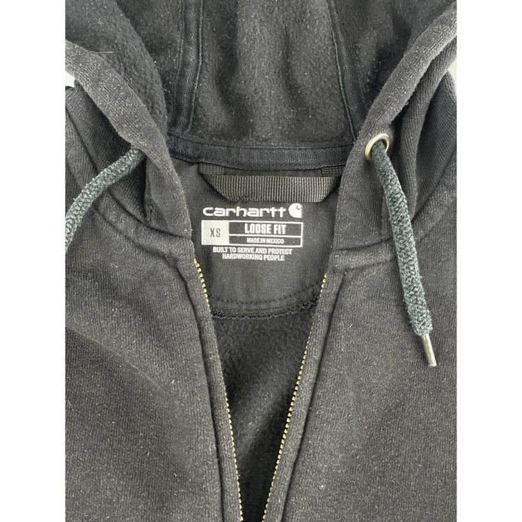 Mens Carhartt Loose Fit Black Black Jacket Size XS