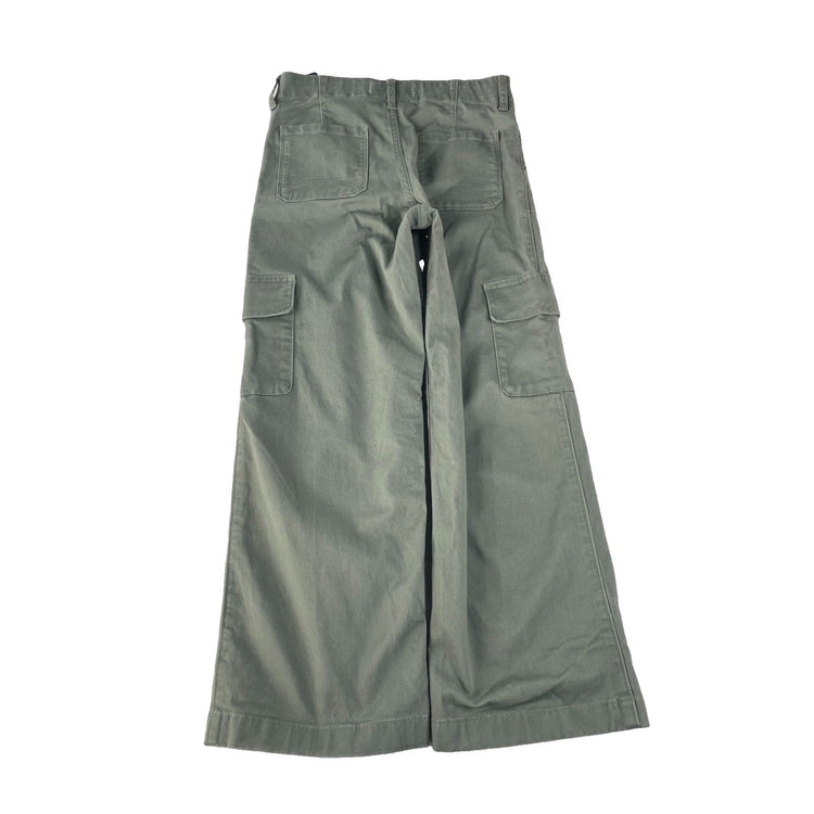 Girls Abercrombie Kids Olive Green Cargo Utility Pants Size 11/12 Short