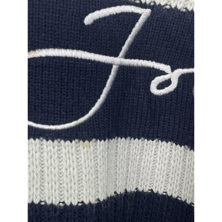 Men’s 90’s Vintage Sean John Size Large Pullover Sweater Blue/white