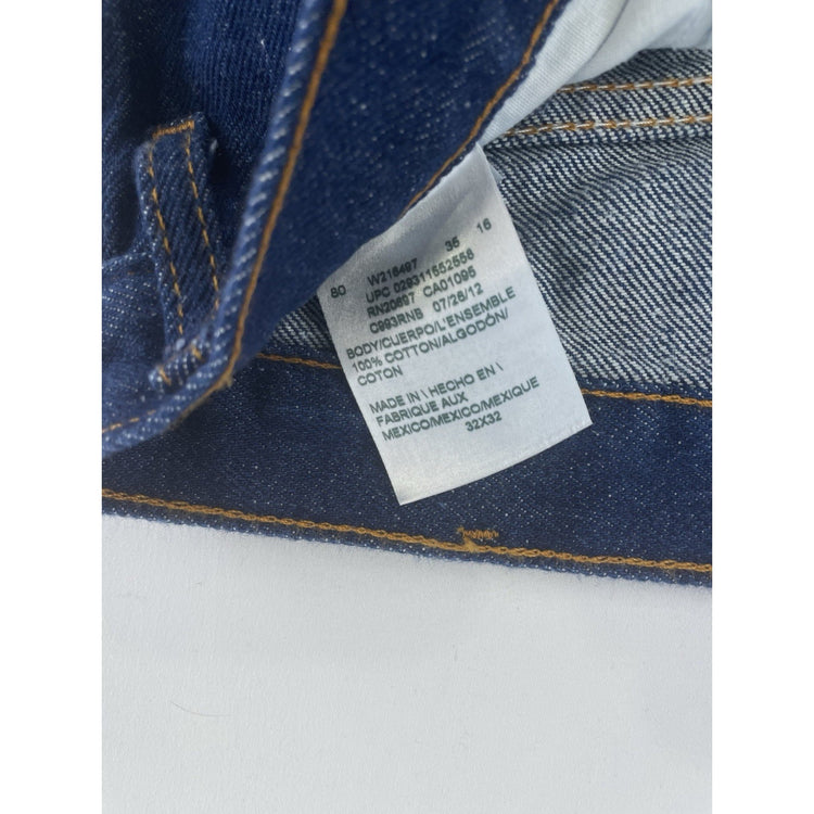 Mens Dickies Relaxed Straight Leg Denim Blue Jeans Size 32x32