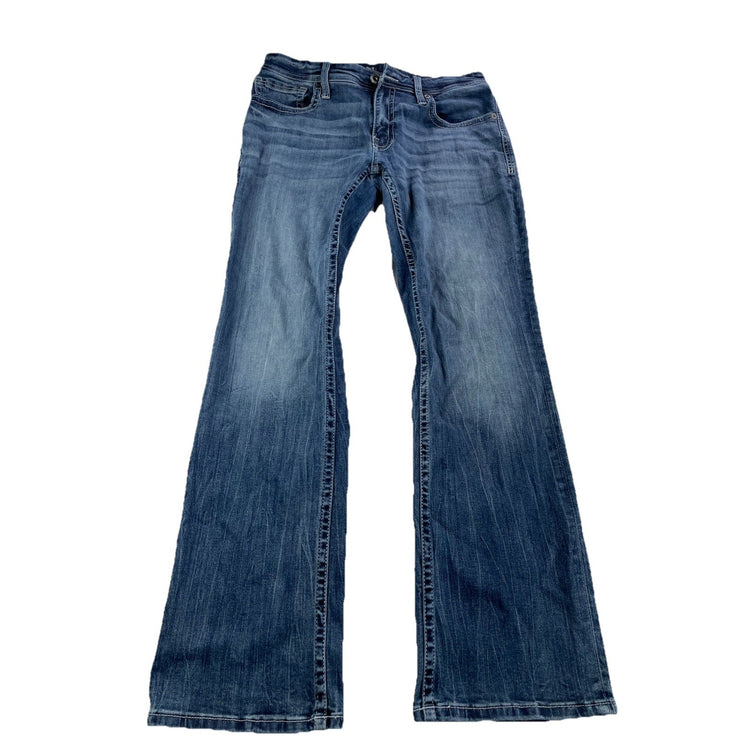 Mens BKE CLASSIC RELAXED BOOTCUT DENIM JEANS Size 32