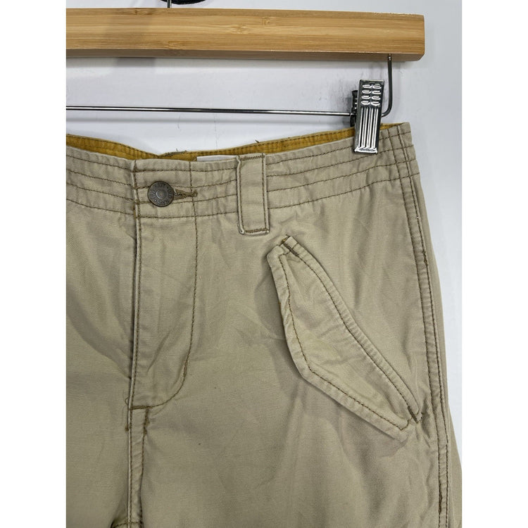Women’s Size Old Navy Brand Khaki Multi-Pocket Cargo Pants Sz 12 Regular