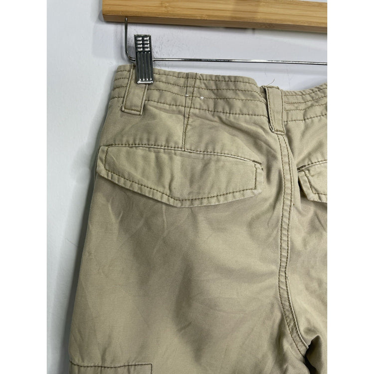 Women’s Size Old Navy Brand Khaki Multi-Pocket Cargo Pants Sz 12 Regular