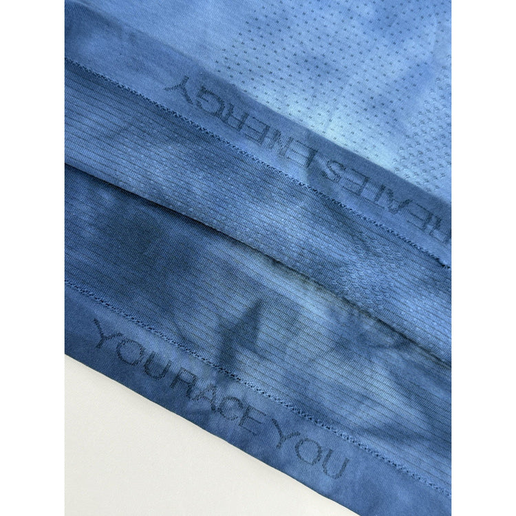 Lululemon Tie Dye Blue Short Sleeve Shirt Size 8