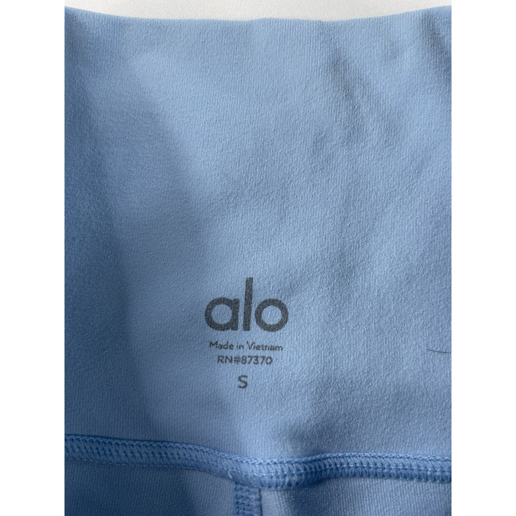 Womens Alo Yoga Light Blue Leggings Size Small