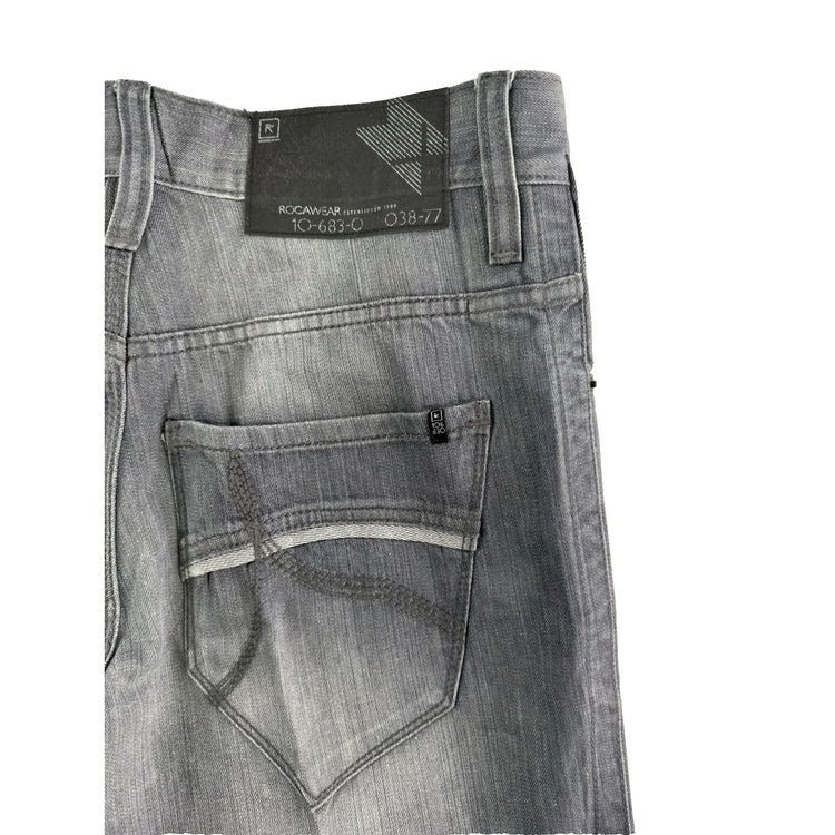 Men’s Rocawear Grey Baggy Jeans Size 32
