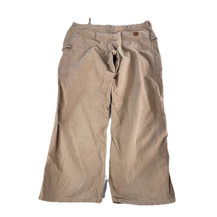 Mens Carhartt Loose Original Fit Carpenter Work Pants Size 42x30