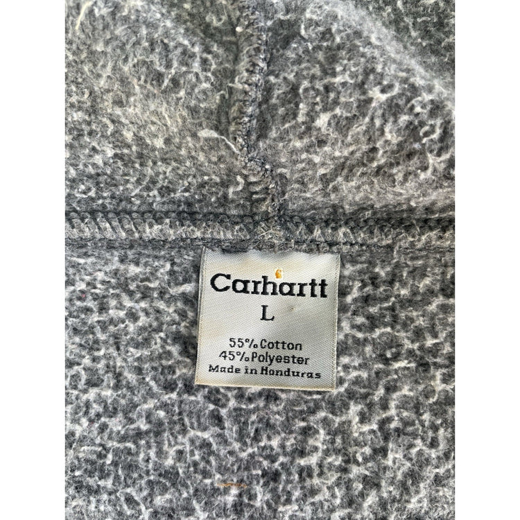 Mens Carhartt Gray Zip Up Jacket Size Large