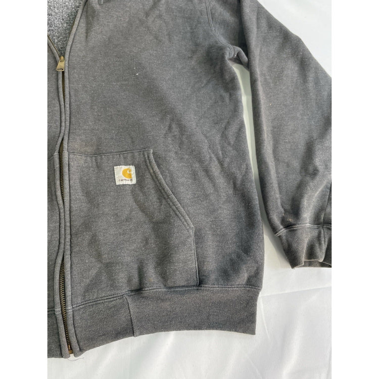 Mens Carhartt Gray Zip Up Jacket Size Large