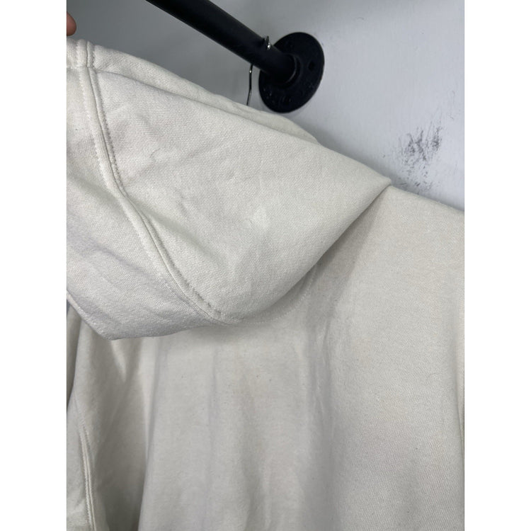 Adult Carhartt Sweatshirt Hoodie Pullover Spell Out Logo Relaxed Fit Fleece Sz L