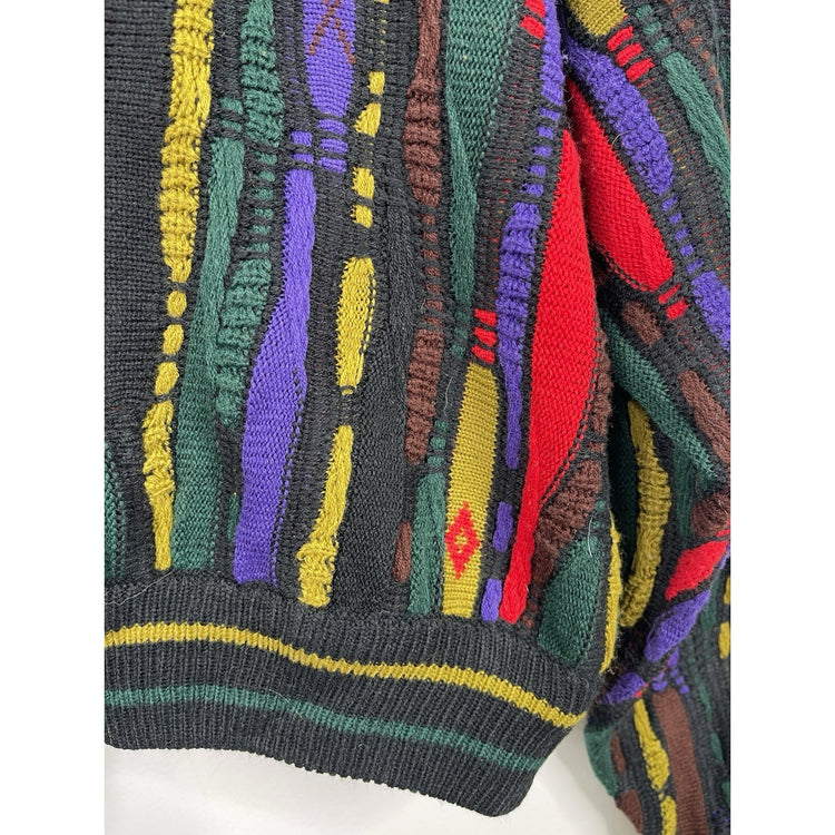 Vintage Men’s Premium 3D Knitted Crosby Sweater Size Large