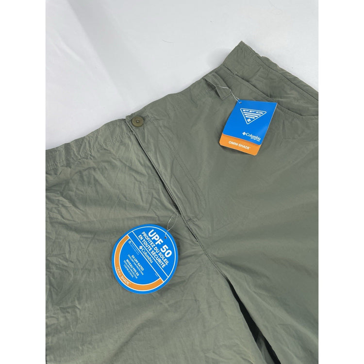 Mens Columbia PFG Green Shorts Size XL
