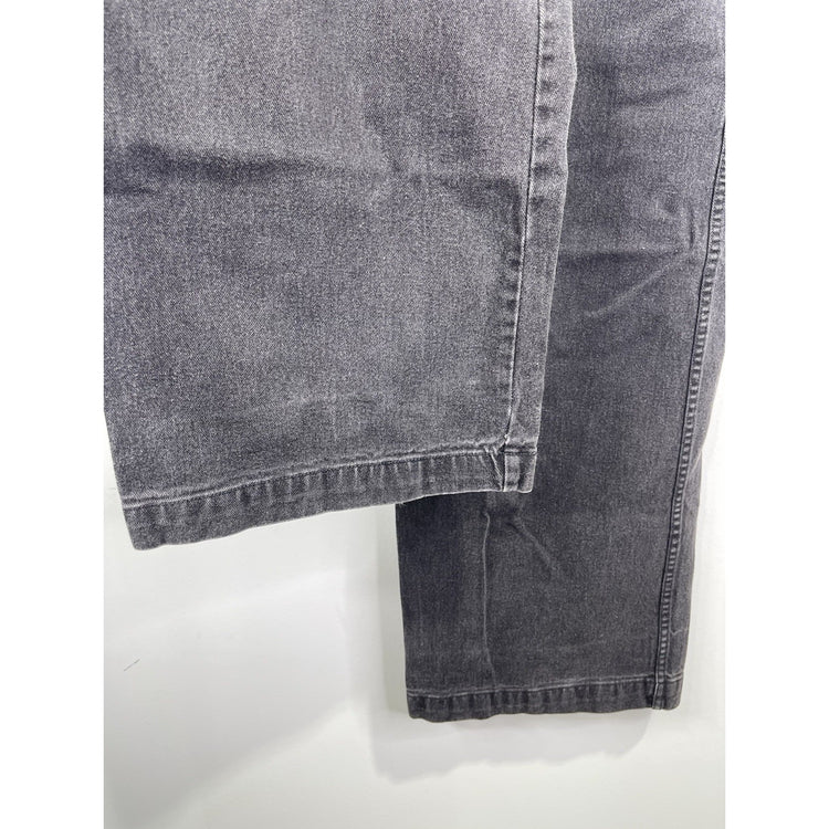 VTG Y2K Women’s Dark Denim JNCO 26’ Double Barrel Embroidered Jeans Sz 11