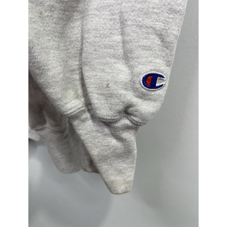 Men’s Gray Reverse Weave Champion Tag HYDAC Sweatshirt Sz 2XL