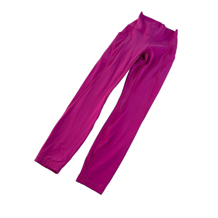 Womens Pink Lululemon Full Length Leggings Size 2