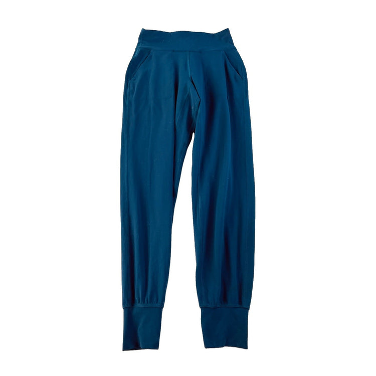 Women's Lululemon Blue Jogger-Style Pants with Pockets Size 4