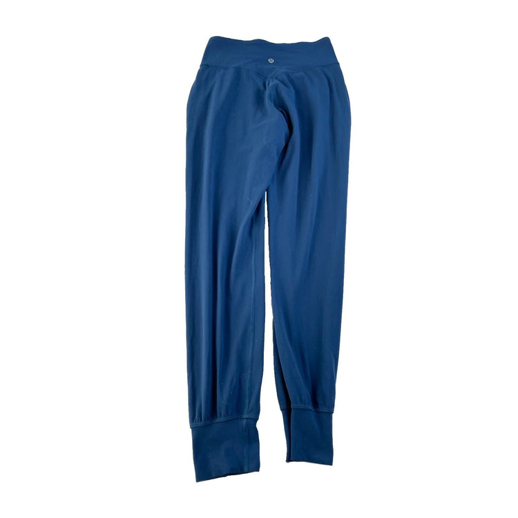 Women's Lululemon Blue Jogger-Style Pants with Pockets Size 4