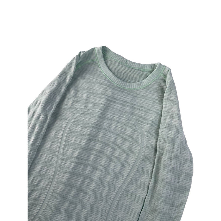 Womens Lululemon Mint Green Long Sleeve Shirt Size 6