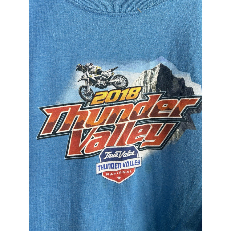 Men’s Double Sided Graphic 2018 Thunder Valley Motorcross Champ T Shirt Sz 3XL