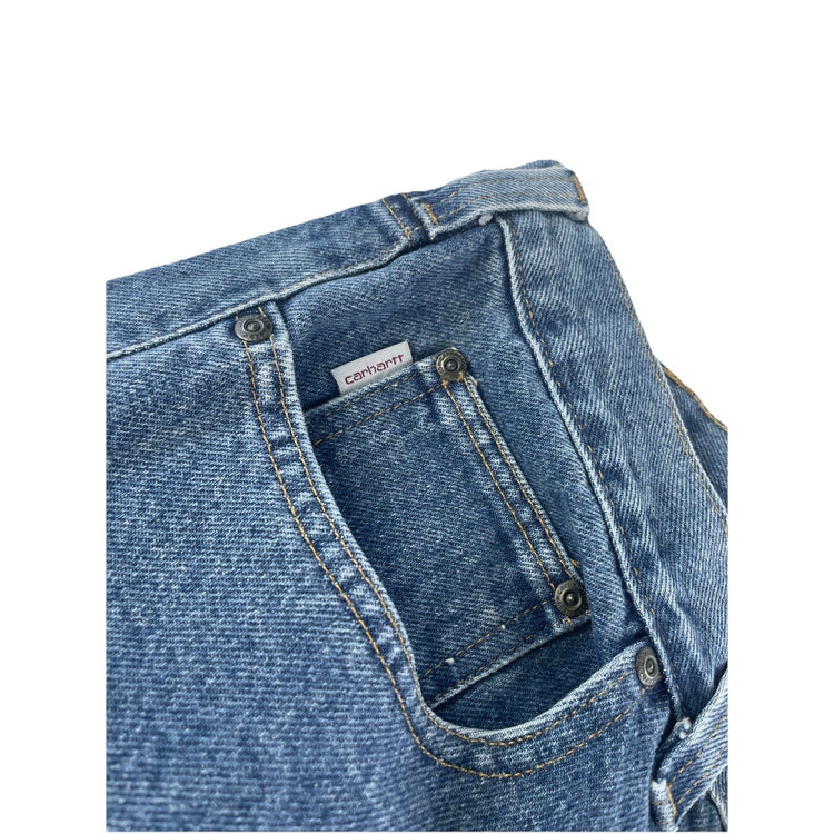 Mens Carhartt Traditional Fit Medium Wash Denim Jeans Size 34x30