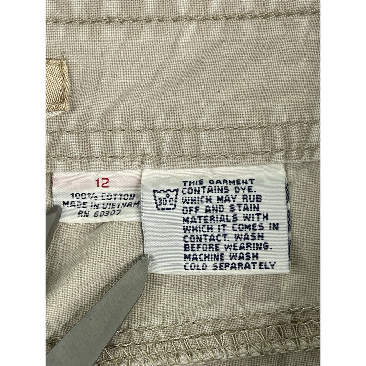 Women’s Levi’s Signature Size 12 Studios Beige Cargo Pants