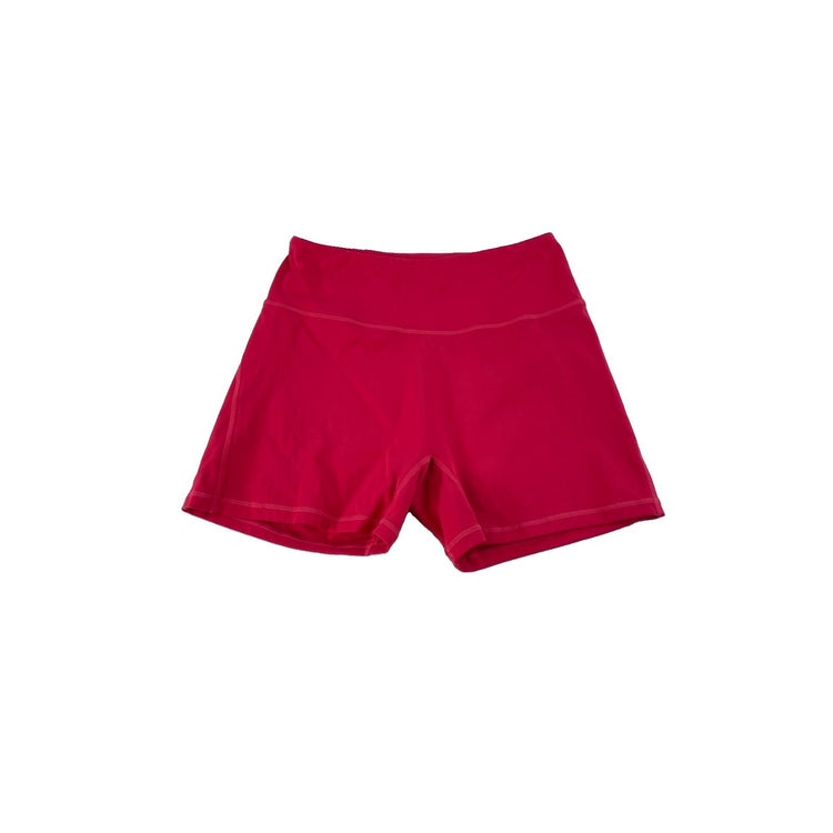 Womens Alphalete Red Workout Biker Shorts Size Large