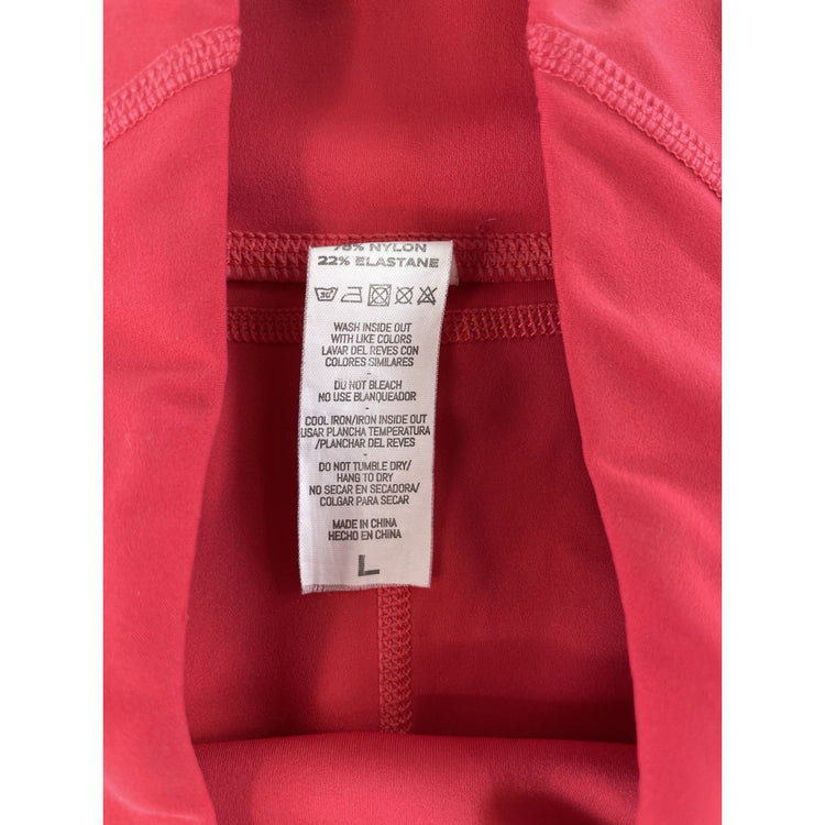 Womens Alphalete Red Workout Biker Shorts Size Large