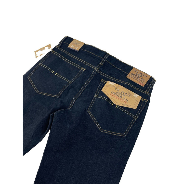 Mens U.S. Polo ASSN. Denim Dark Blue Denim Skinny Jeans Size 32X32