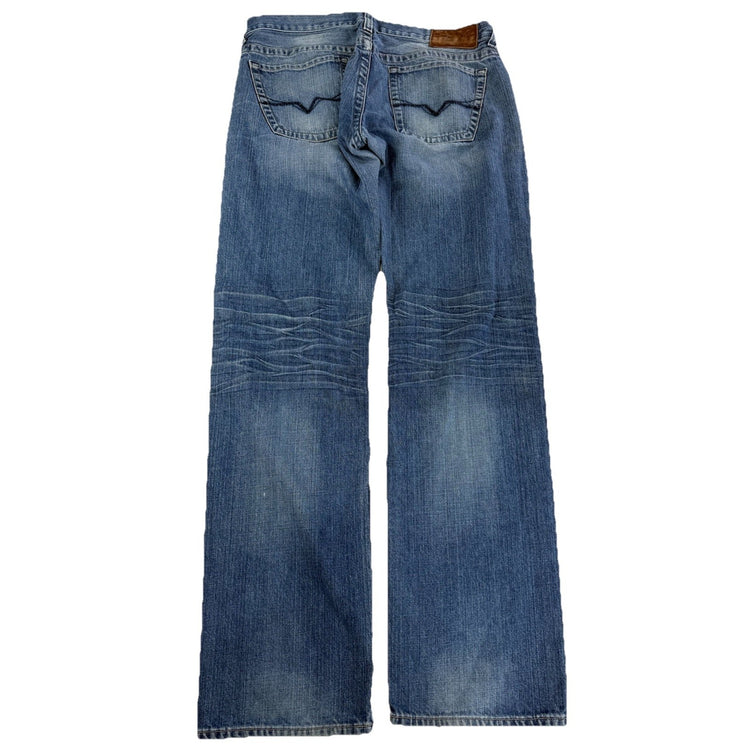 Mens Guess Rebel Straight-leg Jeans Size 32