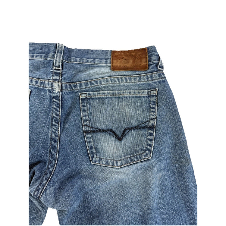 Mens Guess Rebel Straight-leg Jeans Size 32