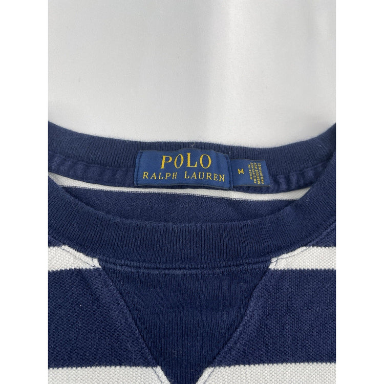 Mens Ralph Lauren Size Medium Striped CP - 93 Sailor Bear Sweatshirt